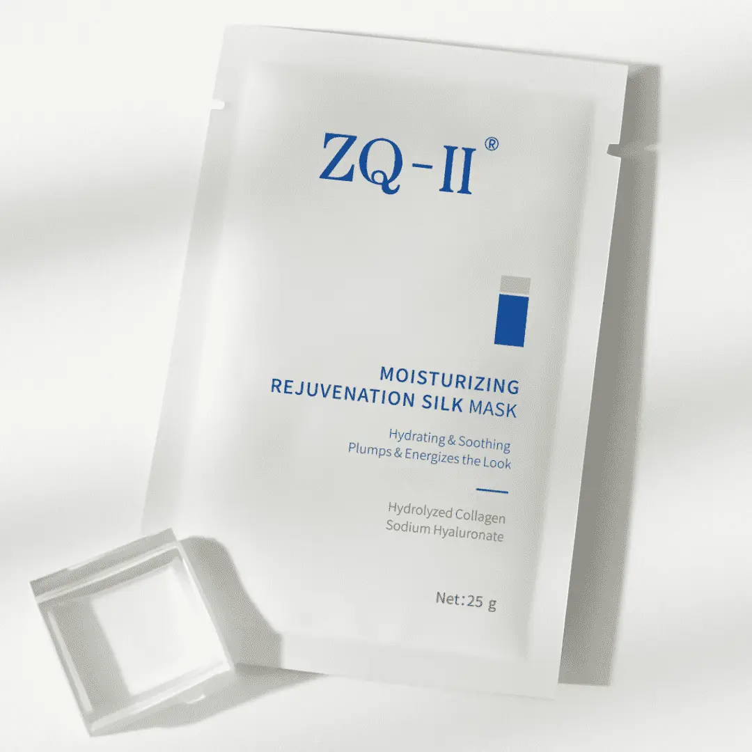ZQ-II fuktgivande föryngring Silkmask: Lätt hydrering och lugnande vård för alla hudtyper